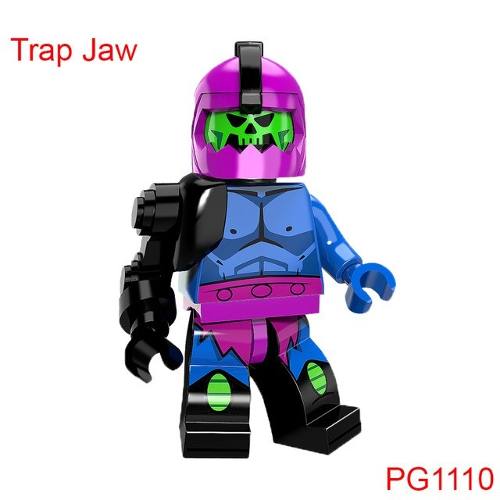 Pogo Motu He Man Trap Jaw Figura Compatible Con Lego 4,5 Cms