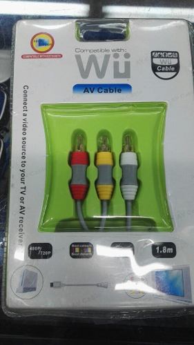 Cable Audio Video Para Nintendo Wii