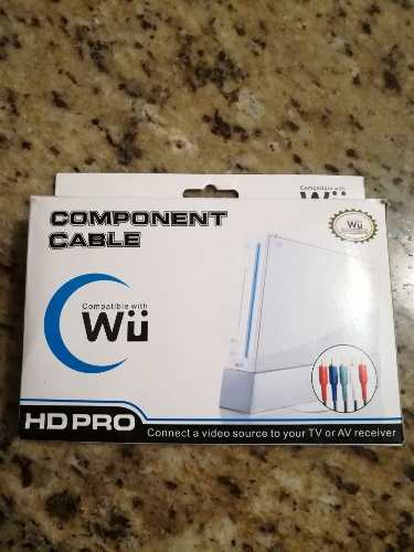 Cable Componente Hd Audio/video De Nintendo Wii. Nuevo