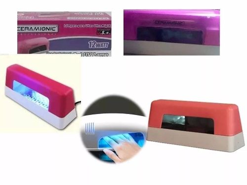 Lampra Luz Uv Ceramionic Profesional Para Secado De Uñas