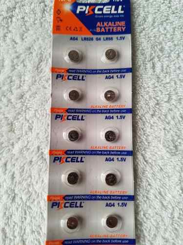 Pila Tipo Boton Alcalina Ag4 Lr626 Pkcell (blister De 10)