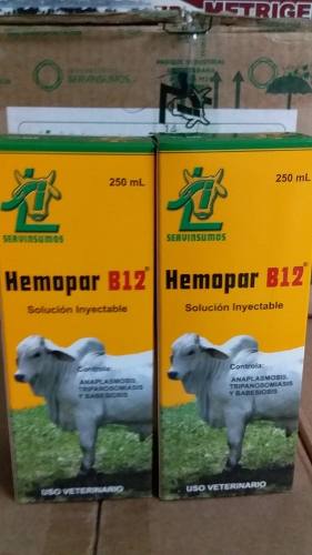 Hemopar Complejo Vitamínicos Vitaminas Becerros Vacas Toros