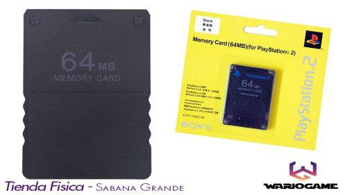 Memory Card 64 Mb Playstation 2 Ps2 (somos Tienda)