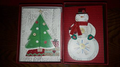 Navidad Decoracion Hermosas Tarjetas Tridimensionales