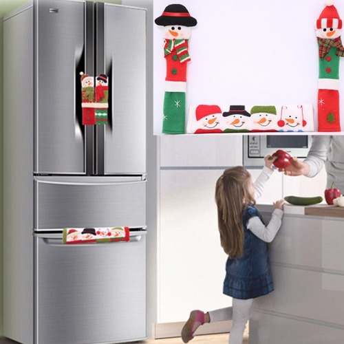 Para Navidad Adorno 3 1 Manija Tela Refrigerador Mic Bbhx