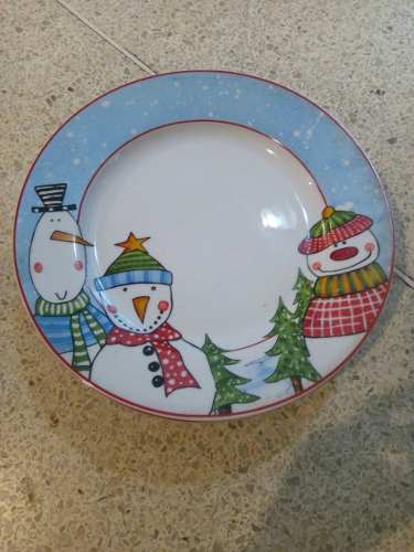 Platos De Ceramica Navidad 6