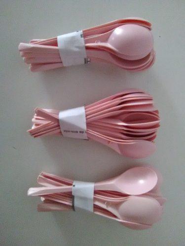 Tenedores Cuchillos Cucharitas De Plástico