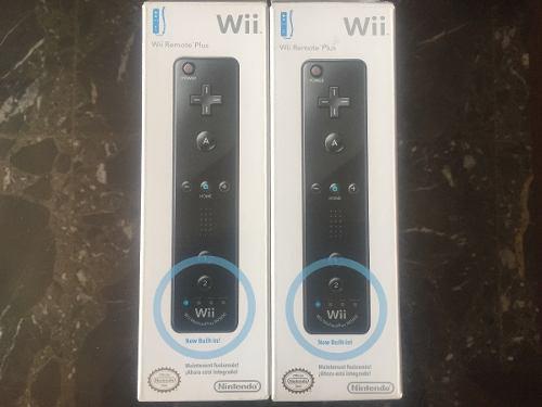 Vendo O Cambio Control Wii Motion Plus Negro Wii Remote Plus