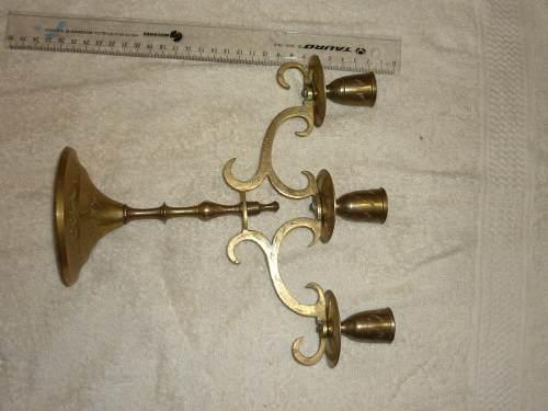 Candelabro Bronce Antiguo