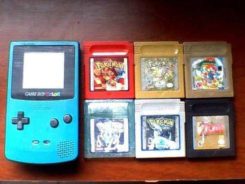 Game Boy Color + 6 Juegos Zelda, Mario, Pokemon