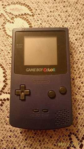 Game Boy Color Morado En Perfecto Estado Con Estuche