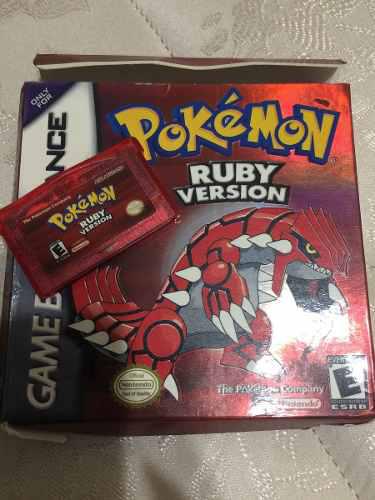 Juego Pokémon Ruby Versión Game Boy Advance