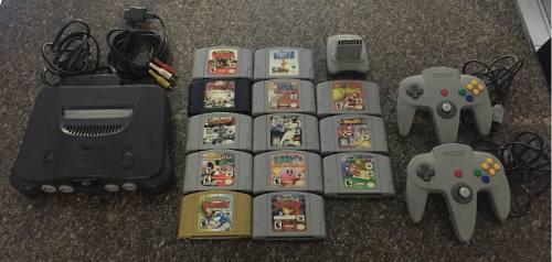 Nintendo 64 + 2 Controles + Juegos Varios