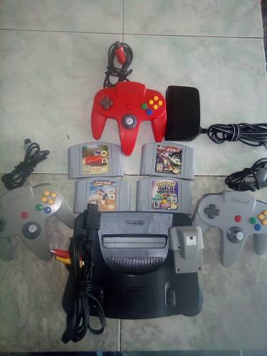 Nintendo 64 3controles 4juegos Original