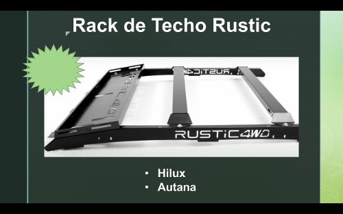 Parrilla De Techo Rustica O Rack