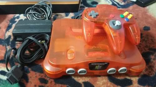 Vendo Nintendo 64 Orange Excelente Fisico Y De Funcionamient
