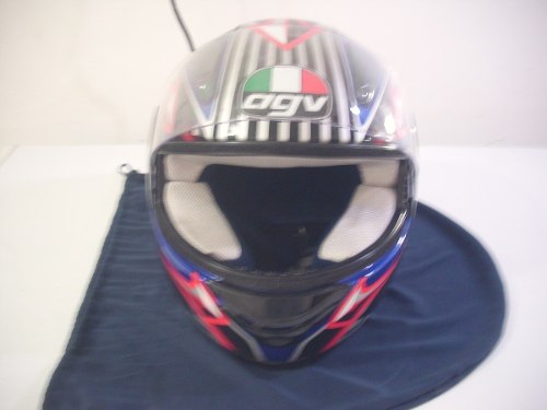 Casco Agv Talla Xs Modelo Gp-i Usados Par De Vece