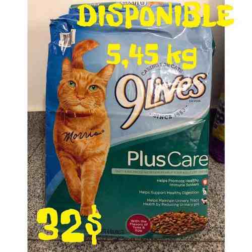 Gatarina 9 Lives Plus Care (importada) Saco 5,45 Kg