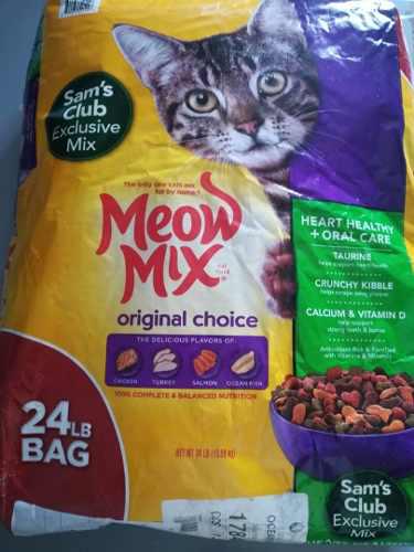 Gatarina Importada Premium Meow Mix 10,9kg Por Saco Y Kilo