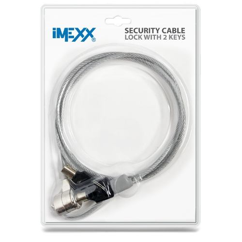 Guaya De Seguridad Con Llaves Para Laptop Imexx Original