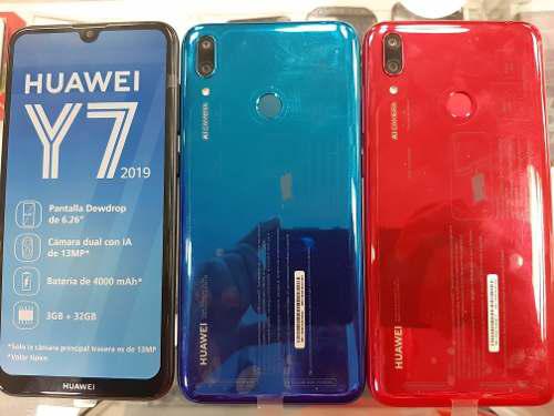Huawei Y7 2019 32gb + 3ram Garantia Liberado Tienda Fisica