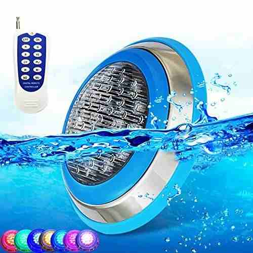 Lampara Led 9w Piscina Jacuzzi Rgb Color Acero Con Control