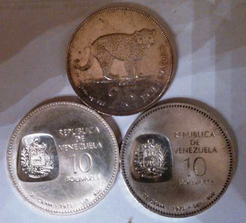 1 Moneda Del Jaguar  Doblones De  - Plata