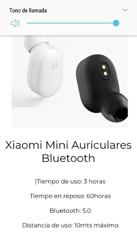 Audifono Xiaomi Ipx4 Bluetooth Para Android O Aifon