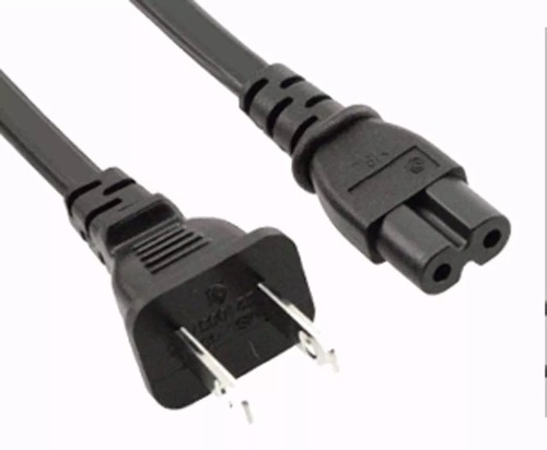 Cable Corriente Poder Para Cargador De Laptop 2 Polos Radio