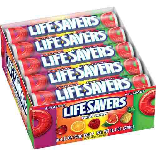 Caramelo Salvavida Lifesavers Hard Candy (1.14 Oz., 20ct.)