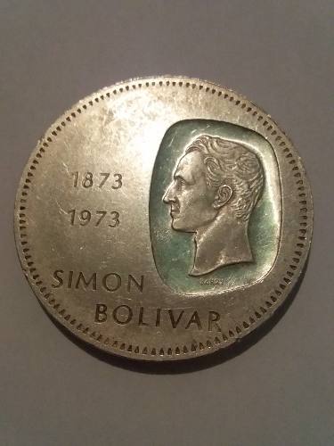 Moneda 10 Bolívares Plata 30 Gram. Doblón