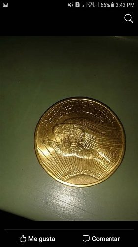 Moneda Antigua De Oro Saint Gaudens De 