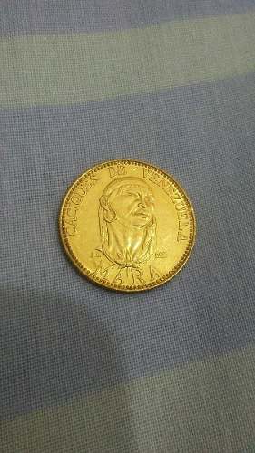 Moneda De Oro (2) Caciques De Venezuela