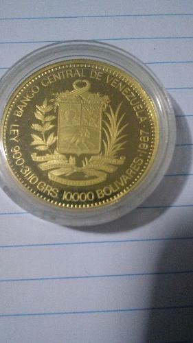 Moneda De Oro  Bs 