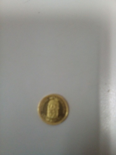 Moneda De Oro Caciques De Venezuela
