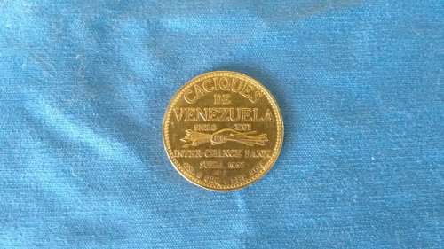 Moneda De Oro Caciques De Venezuela Oro 900