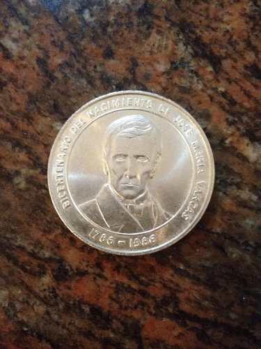 Moneda De Plata Nacimiento De Jose Maria Vargas