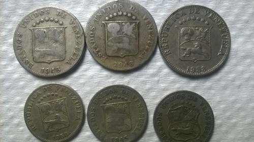 Monedas Coleccionables Antiguas Venezolanas