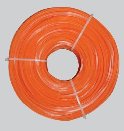 Nylon Para Desmalezadora Cuadrado 3.3mm 200 Mts Naranja