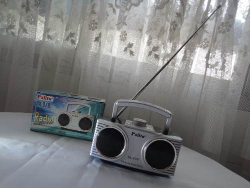 Radio Transitor Mini Pequeno Fm De 2pilas Doble Aa Coleccion