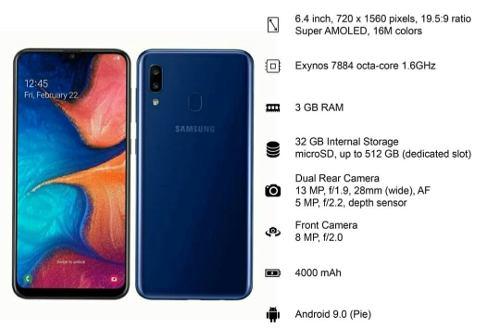 Samsung Galaxy A20 Tienda Fisica Y Entregas Personales