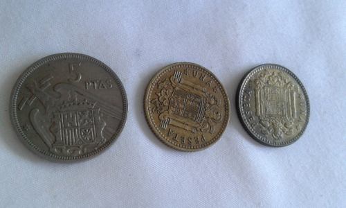 Set De 3 Monedas Franco