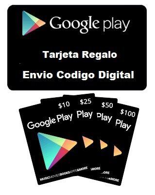 Tarjetas Regalo Googleplay Playstore Cod Digital