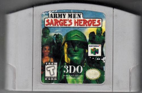Army Men Sarges Heroes Juego De Nintendo 64 Usado A4