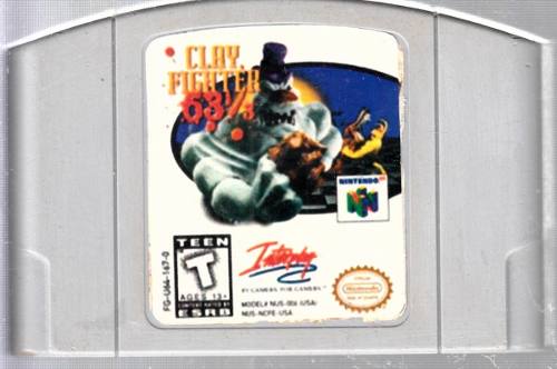 Clay Fighter  Video Juego De Nintendo 64 Usadoa4