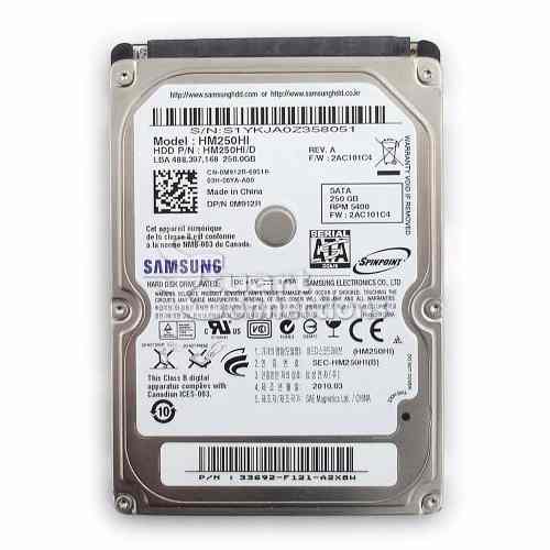 Disco Duro 250gb Sata Laptop Samsung