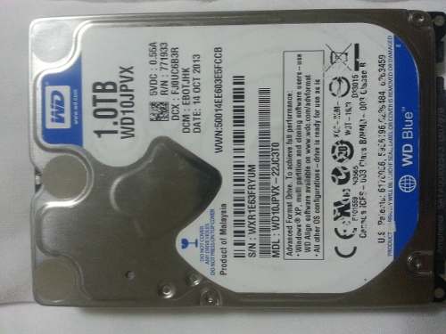 Disco Duro De Un 1 Tb Western Digital Oferta!!!