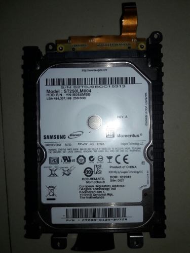 Disco Duro Laptop Samsung 250gb  Rpm