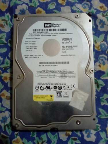 Disco Duro Western Digital 200 Gb