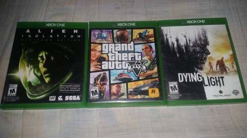Grand Theft Auto 5, Dying Light Y Alien Insolation Xbox One